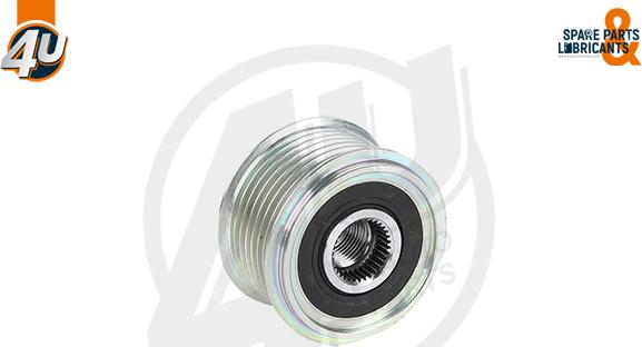 4U Autoparts 32600VV - Шкив генератора, муфта autospares.lv