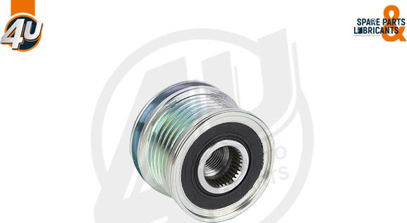 4U Autoparts 32601VV - Шкив генератора, муфта autospares.lv