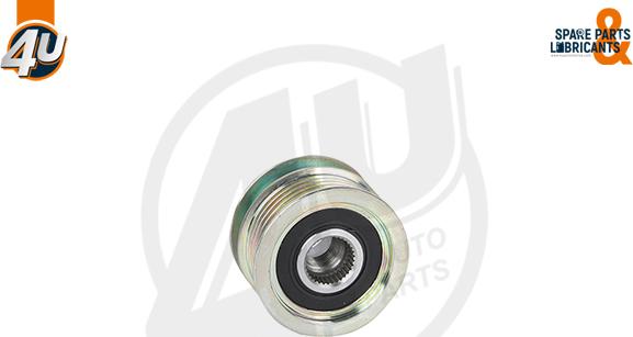 4U Autoparts 32608VV - Шкив генератора, муфта autospares.lv