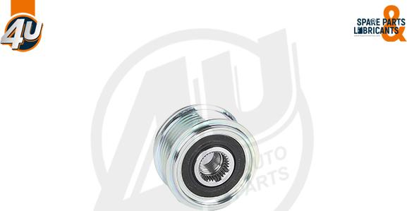 4U Autoparts 32603VV - Шкив генератора, муфта autospares.lv