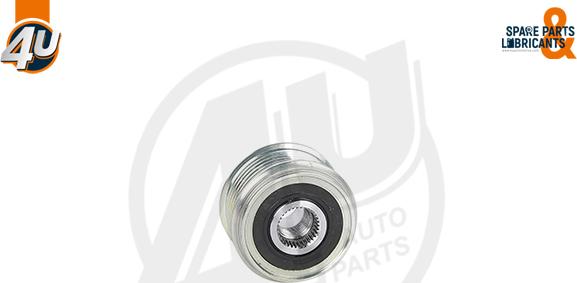 4U Autoparts 32256BW - Шкив генератора, муфта autospares.lv