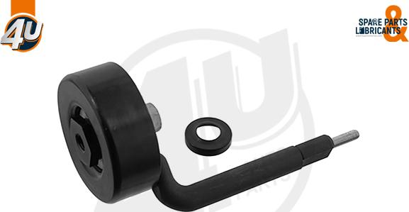 4U Autoparts 32223BW - Ролик, поликлиновый ремень autospares.lv