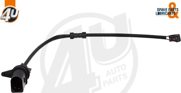 4U Autoparts 37348VV - Сигнализатор, износ тормозных колодок autospares.lv