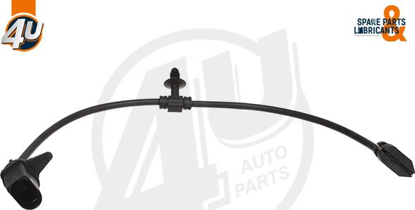 4U Autoparts 37347VV - Сигнализатор, износ тормозных колодок autospares.lv