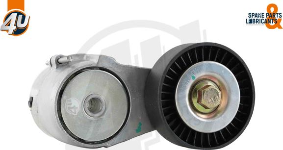 4U Autoparts 29554RN - Натяжитель, поликлиновый ремень autospares.lv