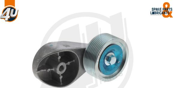 4U Autoparts 26634ME - Натяжитель, поликлиновый ремень autospares.lv