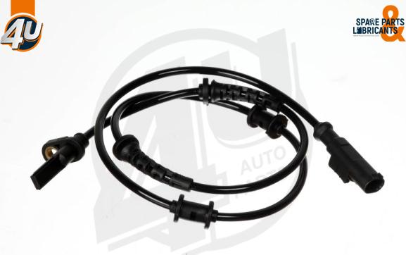 4U Autoparts 20451PU - Датчик ABS, частота вращения колеса autospares.lv