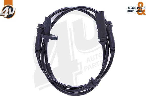 4U Autoparts 20348BW - Датчик ABS, частота вращения колеса autospares.lv