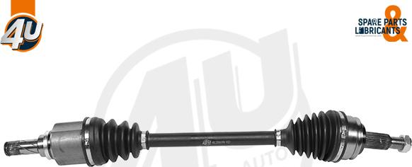 4U Autoparts 23082RN - Приводной вал autospares.lv