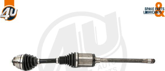 4U Autoparts 23157BW - Приводной вал autospares.lv