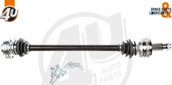 4U Autoparts 23133BW - Приводной вал autospares.lv