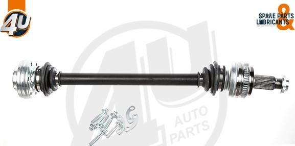 4U Autoparts 23124BW - Приводной вал autospares.lv