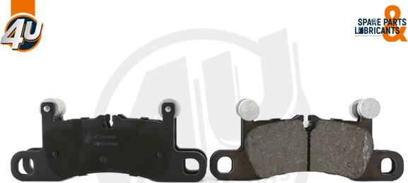 4U Autoparts 22469VV - Тормозные колодки, дисковые, комплект autospares.lv