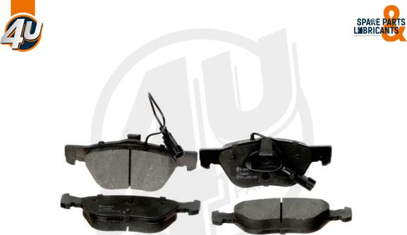 4U Autoparts 22657FT - Тормозные колодки, дисковые, комплект autospares.lv