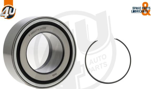 4U Autoparts 27002DF - Подшипник ступицы колеса autospares.lv