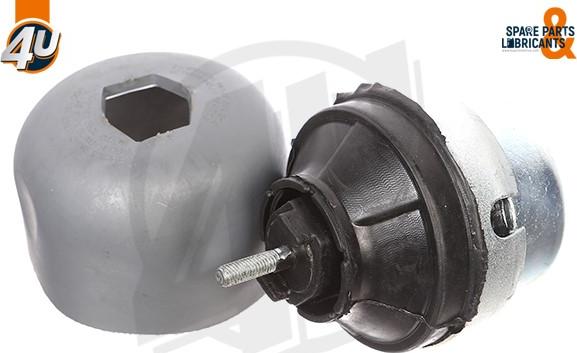 4U Autoparts 72104VV - Подушка, опора, подвеска двигателя autospares.lv