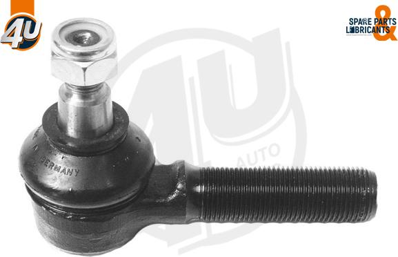 4U Autoparts A04012 - Наконечник рулевой тяги, шарнир autospares.lv