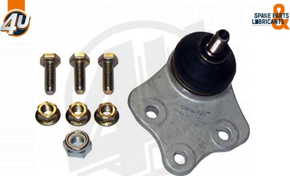 4U Autoparts B59054 - Шаровая опора, несущий / направляющий шарнир autospares.lv