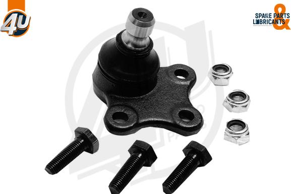 4U Autoparts B52027 - Шаровая опора, несущий / направляющий шарнир autospares.lv