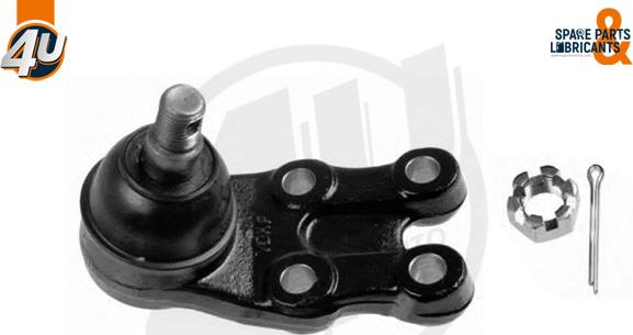 4U Autoparts B61220 - Шаровая опора, несущий / направляющий шарнир autospares.lv