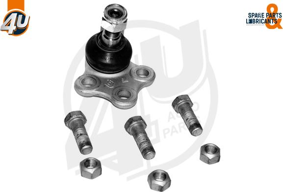 4U Autoparts B09786 - Шаровая опора, несущий / направляющий шарнир autospares.lv