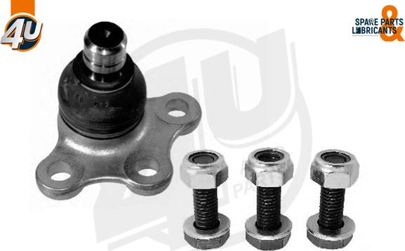 4U Autoparts B11864 - Шаровая опора, несущий / направляющий шарнир autospares.lv