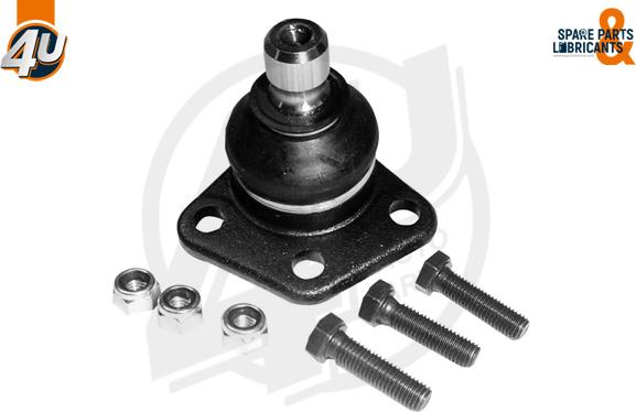 4U Autoparts B12464 - Шаровая опора, несущий / направляющий шарнир autospares.lv