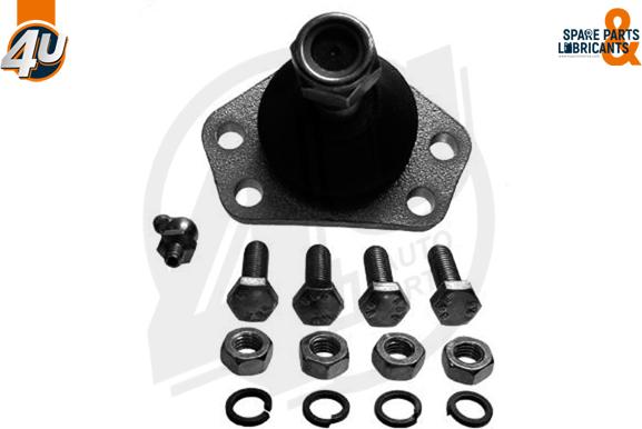 4U Autoparts B30511 - Шаровая опора, несущий / направляющий шарнир autospares.lv