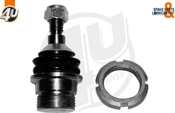 4U Autoparts B26530 - Шаровая опора, несущий / направляющий шарнир autospares.lv