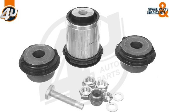 4U Autoparts P95093 - Сайлентблок, рычаг подвески колеса autospares.lv