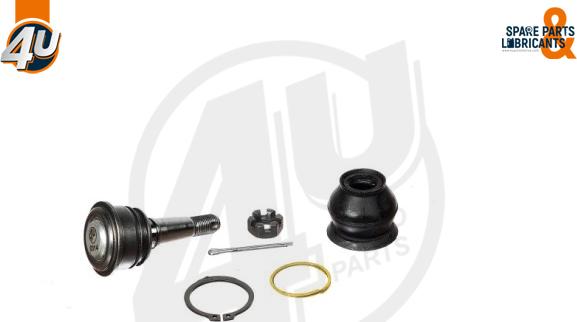 4U Autoparts P76879 - Сайлентблок, рычаг подвески колеса autospares.lv