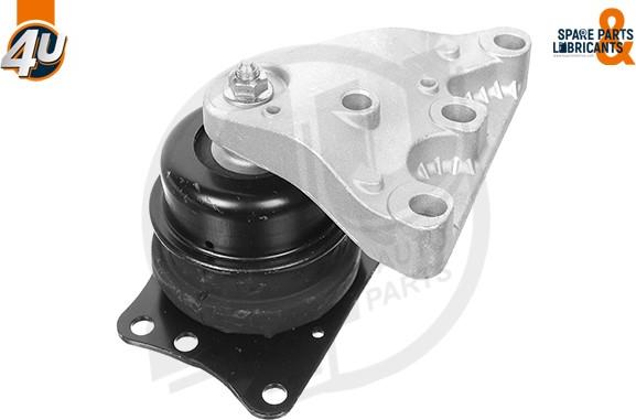 4U Autoparts U01987 - Подушка, опора, подвеска двигателя autospares.lv