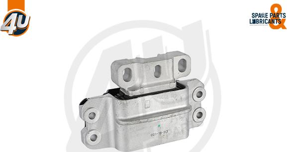 4U Autoparts U02296 - Подвеска, автоматическая коробка передач autospares.lv