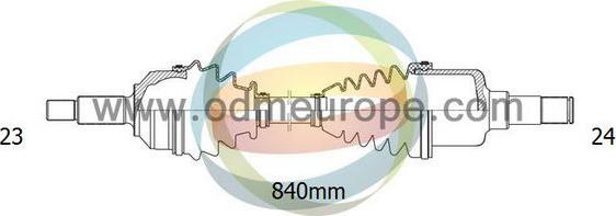 4X4 ESTANFI EST-18-062330 - Приводной вал autospares.lv