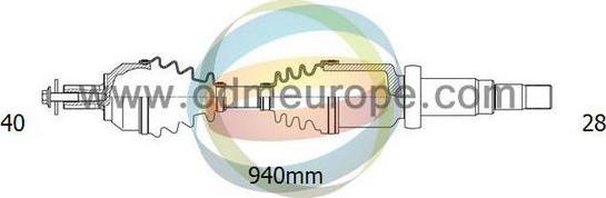 4X4 ESTANFI EST-18-012950 - Приводной вал autospares.lv