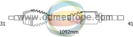 4X4 ESTANFI EST-18-012750 - Приводной вал autospares.lv