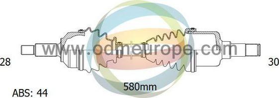 4X4 ESTANFI EST-18-012711 - Приводной вал autospares.lv