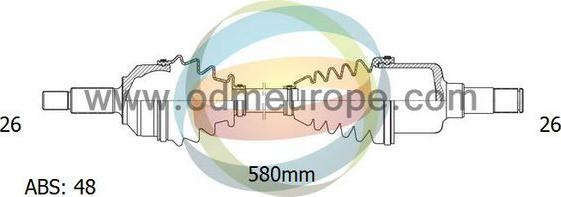 4X4 ESTANFI EST-18-151041 - Приводной вал autospares.lv