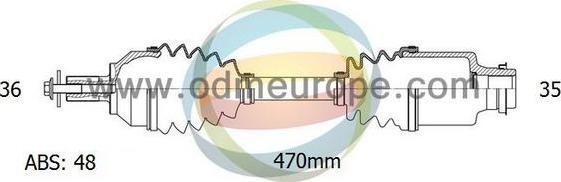 4X4 ESTANFI EST-18-151121 - Приводной вал autospares.lv