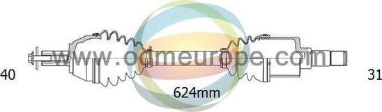 4X4 ESTANFI EST-18-151340 - Приводной вал autospares.lv