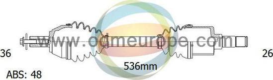 4X4 ESTANFI EST-18-151201 - Приводной вал autospares.lv