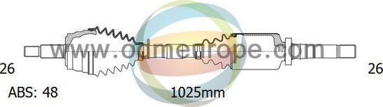 4X4 ESTANFI EST-18-152041 - Приводной вал autospares.lv