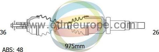 4X4 ESTANFI EST-18-152231 - Приводной вал autospares.lv