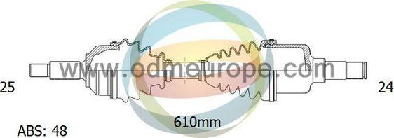 4X4 ESTANFI EST-18-161453 - Приводной вал autospares.lv