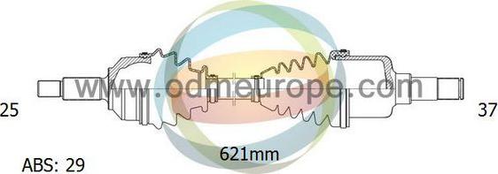 4X4 ESTANFI EST-18-161411 - Приводной вал autospares.lv