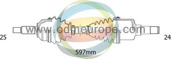 4X4 ESTANFI EST-18-161500 - Приводной вал autospares.lv