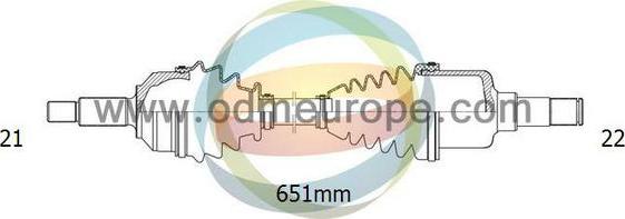 4X4 ESTANFI EST-18-161670 - Приводной вал autospares.lv