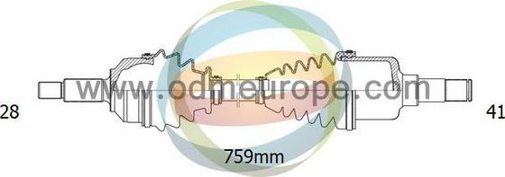 4X4 ESTANFI EST-18-161090 - Приводной вал autospares.lv