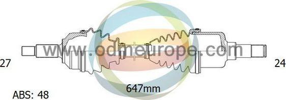 4X4 ESTANFI EST-18-161101 - Приводной вал autospares.lv