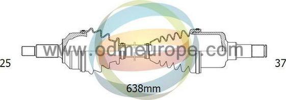 4X4 ESTANFI EST-18-161790 - Приводной вал autospares.lv